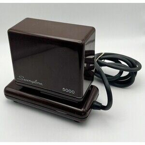 Vintage Swingline 5000 Electric Stapler Heavy Duty Black w/ staples FOR PARTS